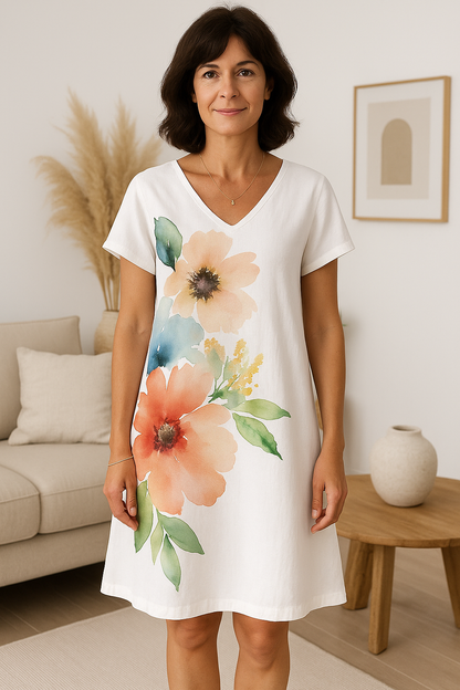 Carole robe fleurie